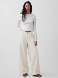 Mid Rise UltraSoft Baggy Jeans