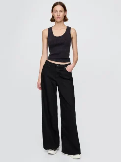 Mid Rise UltraSoft Baggy Jeans