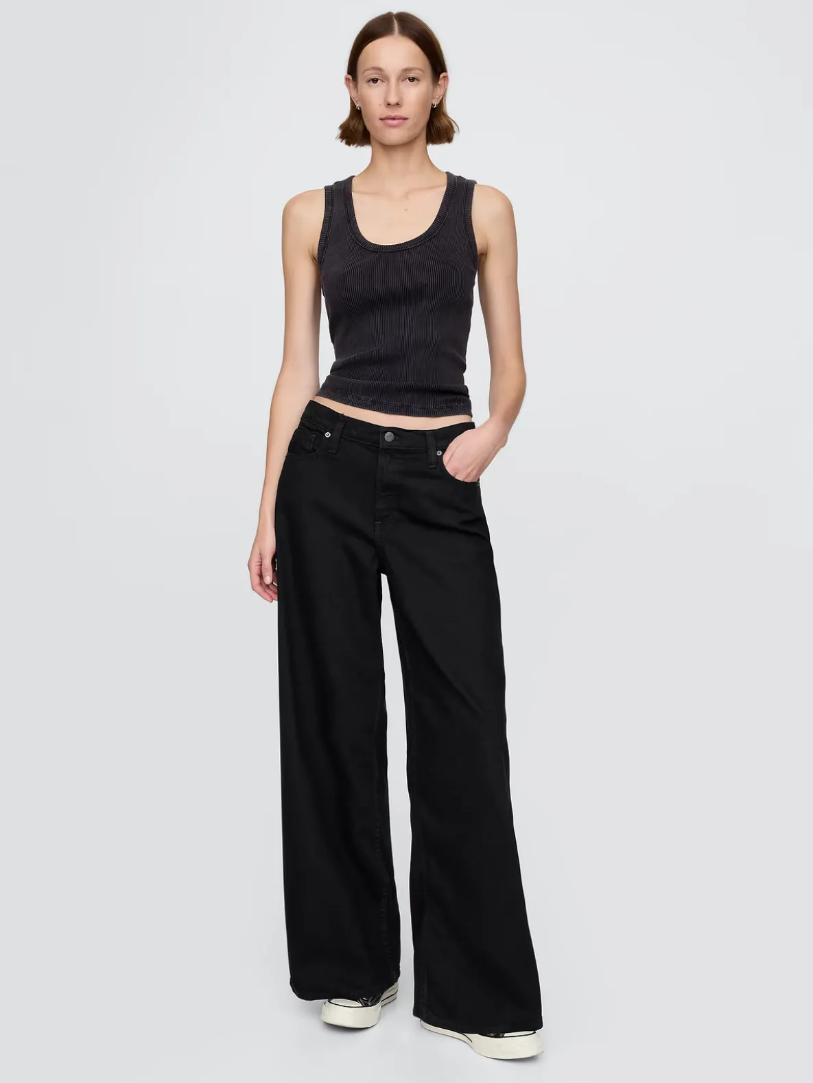 Mid Rise UltraSoft Baggy Jeans