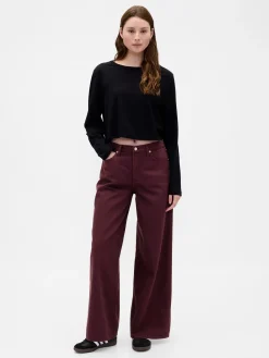 Mid Rise UltraSoft Baggy Jeans