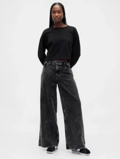 Mid Rise UltraSoft Baggy Jeans