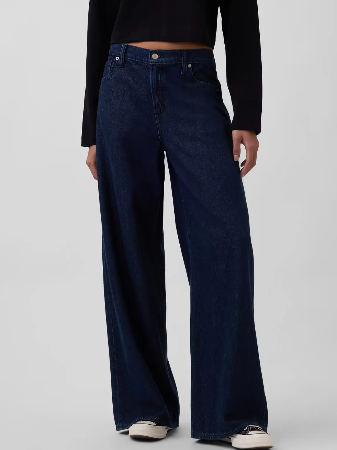 Mid Rise UltraSoft Baggy Jeans