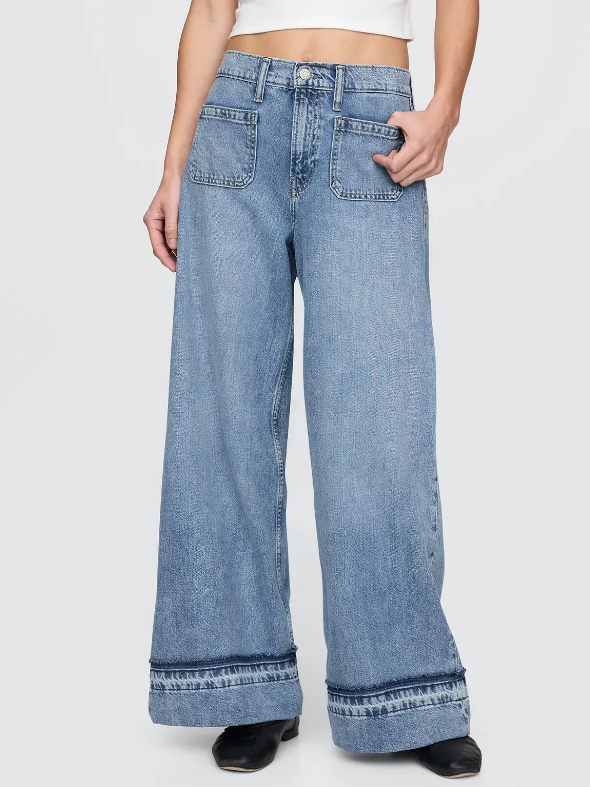 Mid Rise UltraSoft Baggy Jeans
