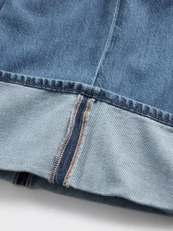Mid Rise UltraSoft Cuffed Baggy Jeans