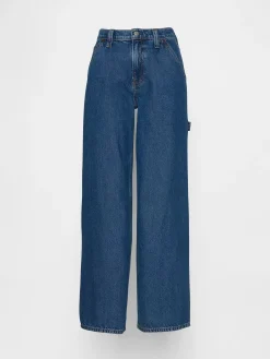 Mid Rise UltraSoft Denim Baggy Trousers