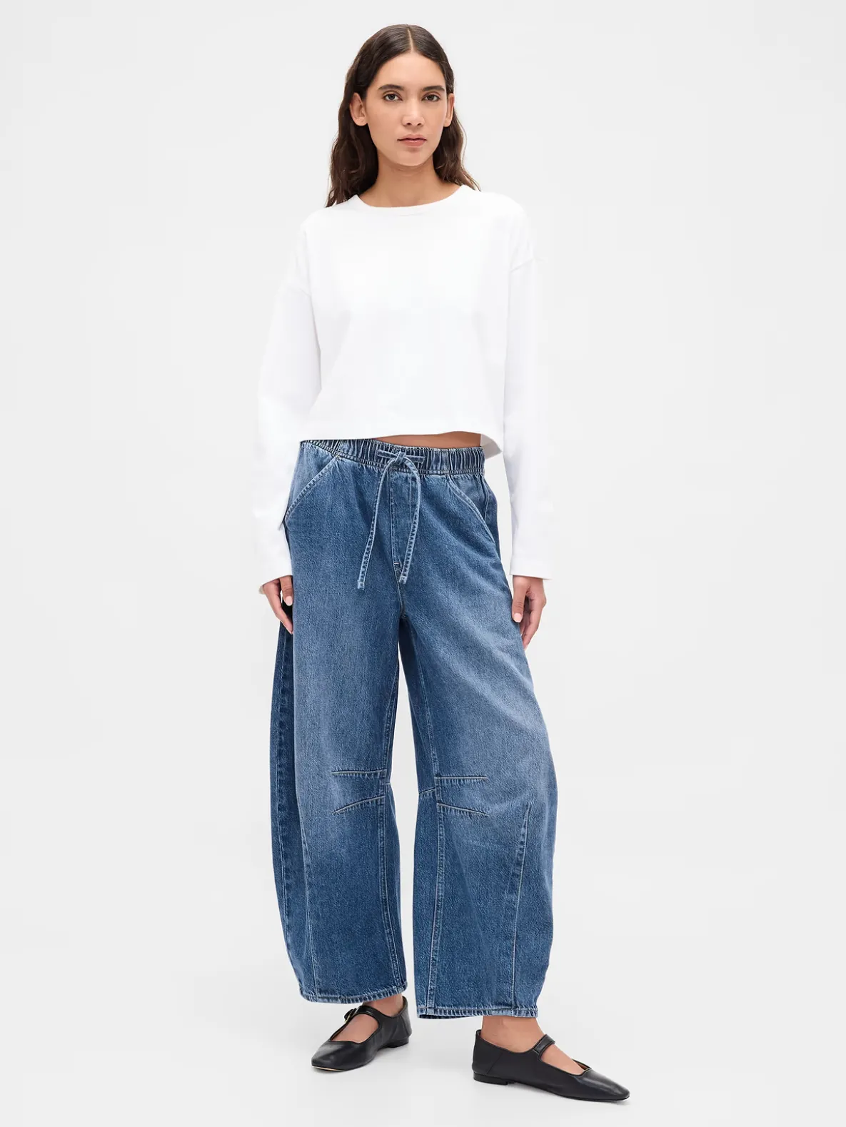 Mid Rise UltraSoft Easy Horseshoe Jeans