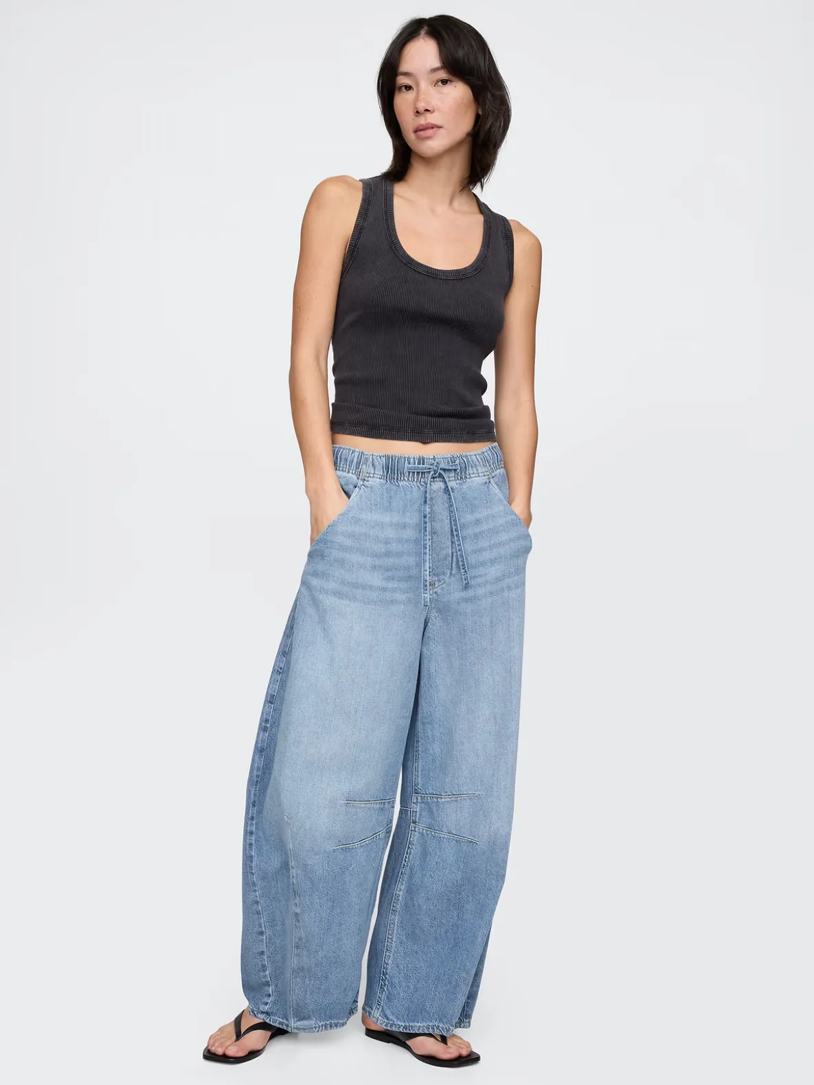 Mid Rise UltraSoft Easy Horseshoe Jeans