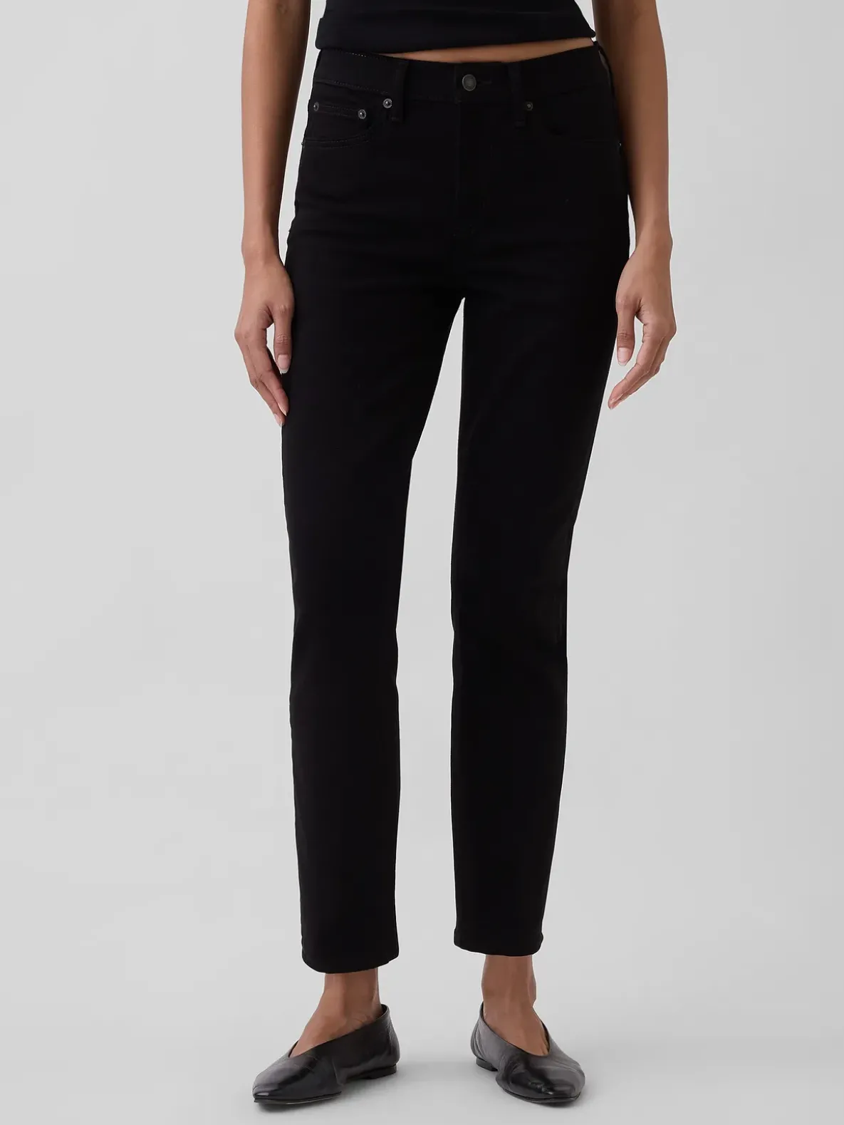 Mid Rise Vintage Slim Jeans
