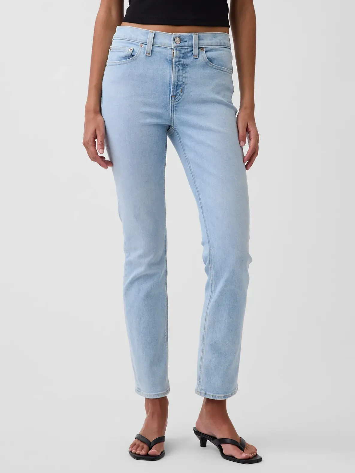 Mid Rise Vintage Slim Jeans