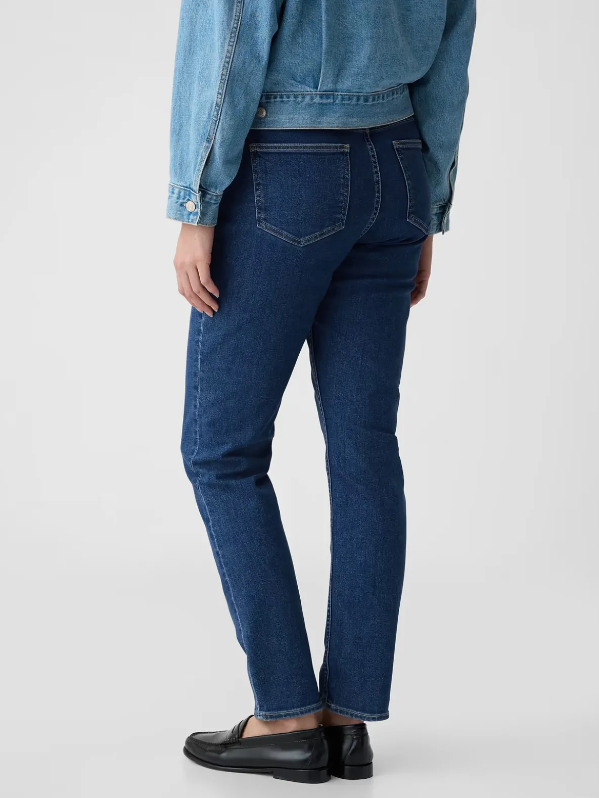Mid Rise Vintage Slim Jeans