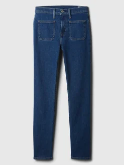 Mid Rise Vintage Slim Jeans