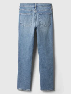 Mid Rise Vintage Slim Split-Hem Jeans