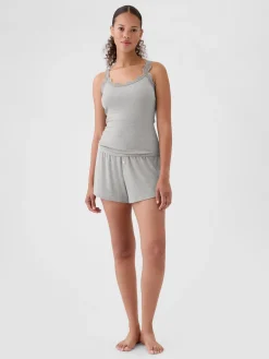 Mini Rib Lace PJ Tank Top