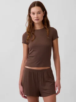 Mini Rib PJ T-Shirt