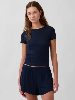 Mini Rib PJ T-Shirt