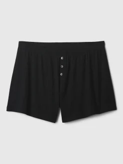 Mini Rib Relaxed PJ Shorts