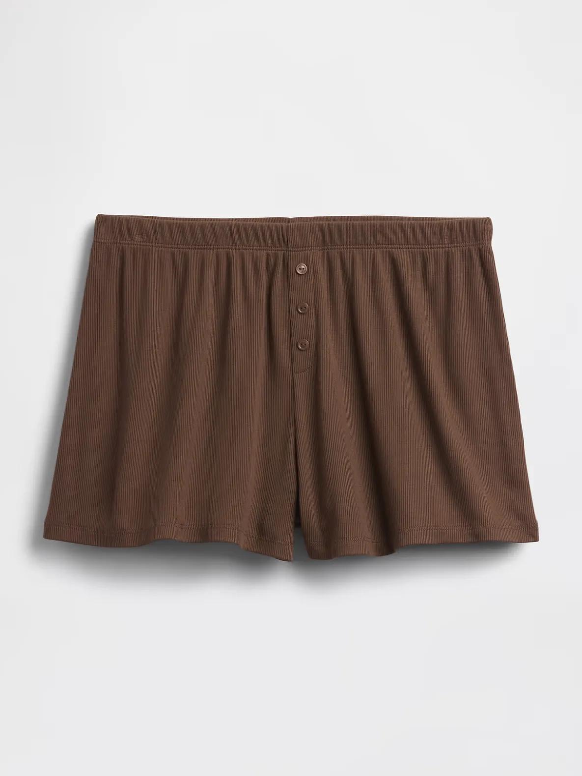 Mini Rib Relaxed PJ Shorts