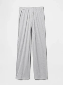 Mini Rib Wide-Leg PJ Pants