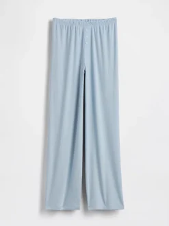Mini Rib Wide-Leg PJ Pants