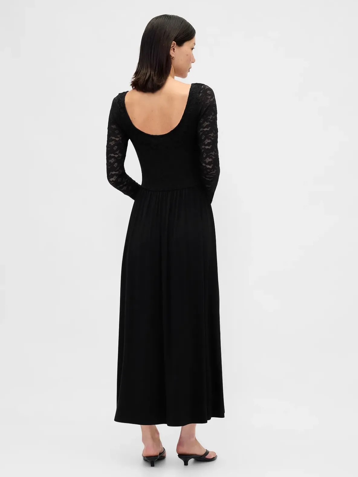 Mixed Media Maxi Dress