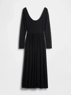 Mixed Media Maxi Dress