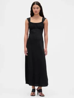 Mixed Media Maxi Dress
