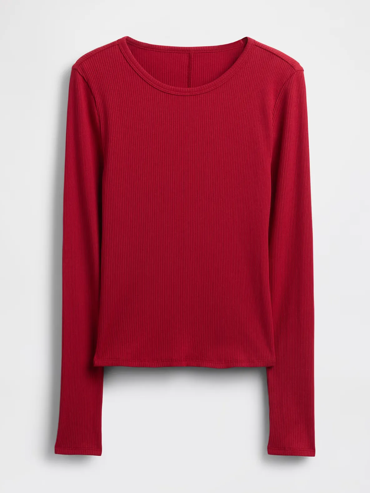 Modern Compact Rib Crop T-Shirt