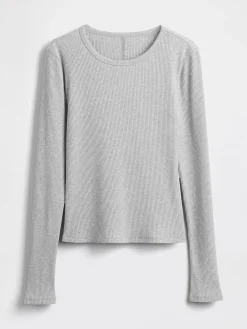 Modern Compact Rib Crop T-Shirt