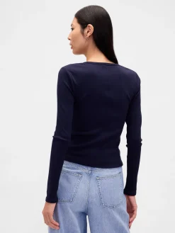 Modern Compact Rib Crop T-Shirt