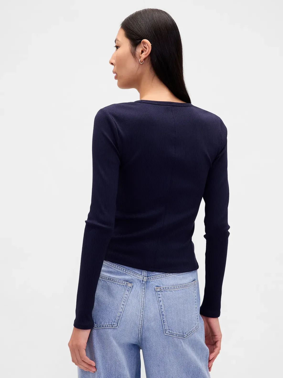 Modern Compact Rib Crop T-Shirt