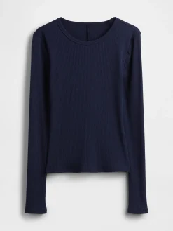 Modern Compact Rib Crop T-Shirt