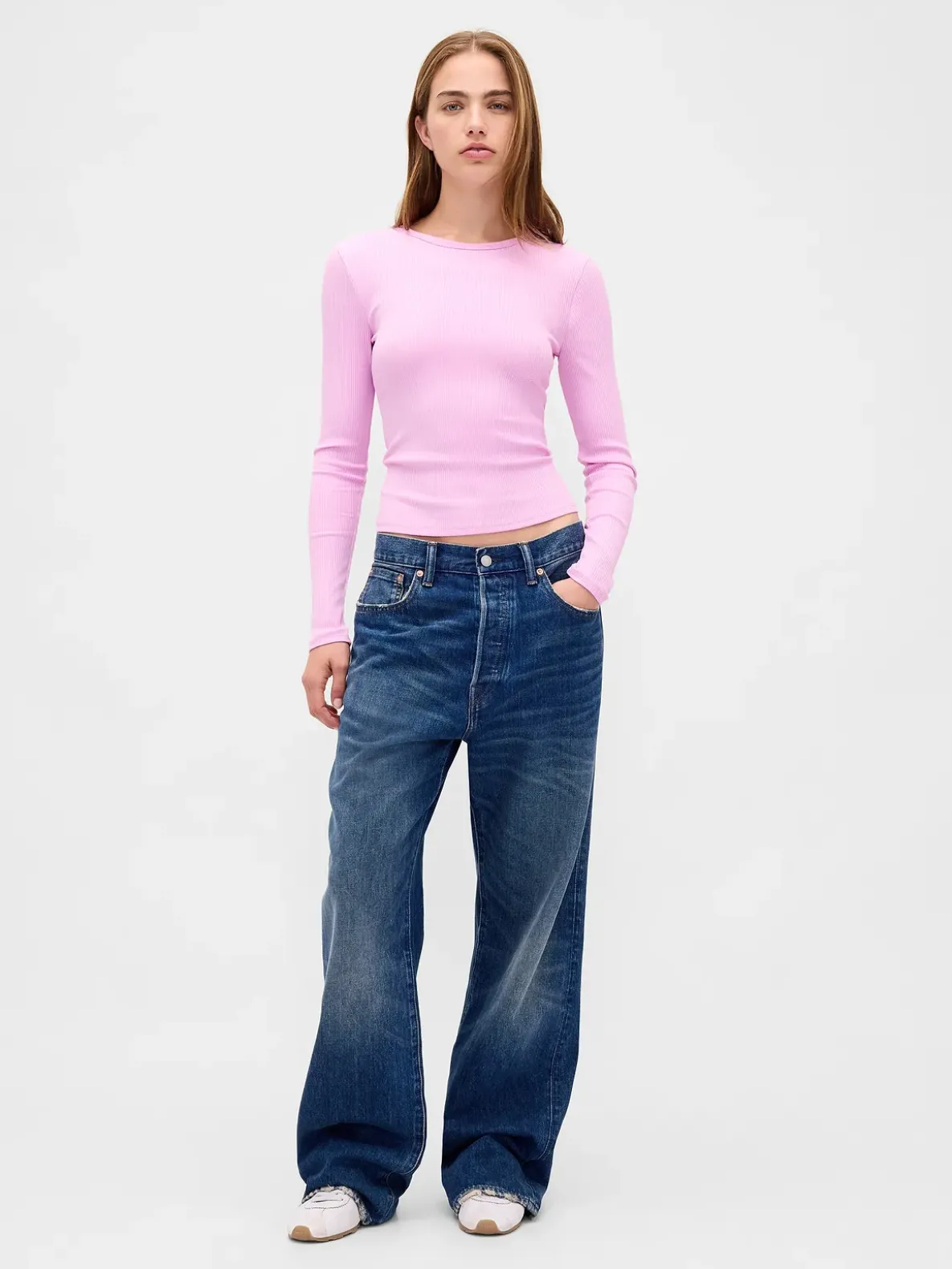 Modern Compact Rib Crop T-Shirt