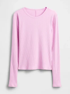 Modern Compact Rib Crop T-Shirt