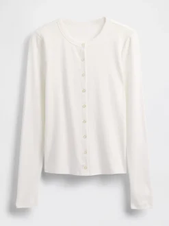 Modern Crewneck Cardigan