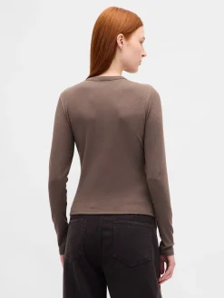 Modern Crewneck Cardigan