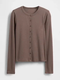 Modern Crewneck Cardigan