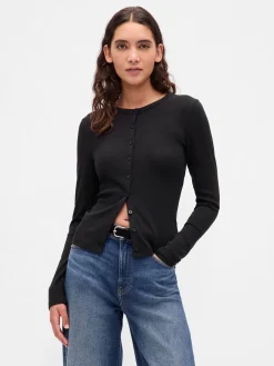 Modern Crewneck Cardigan