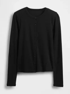 Modern Crewneck Cardigan