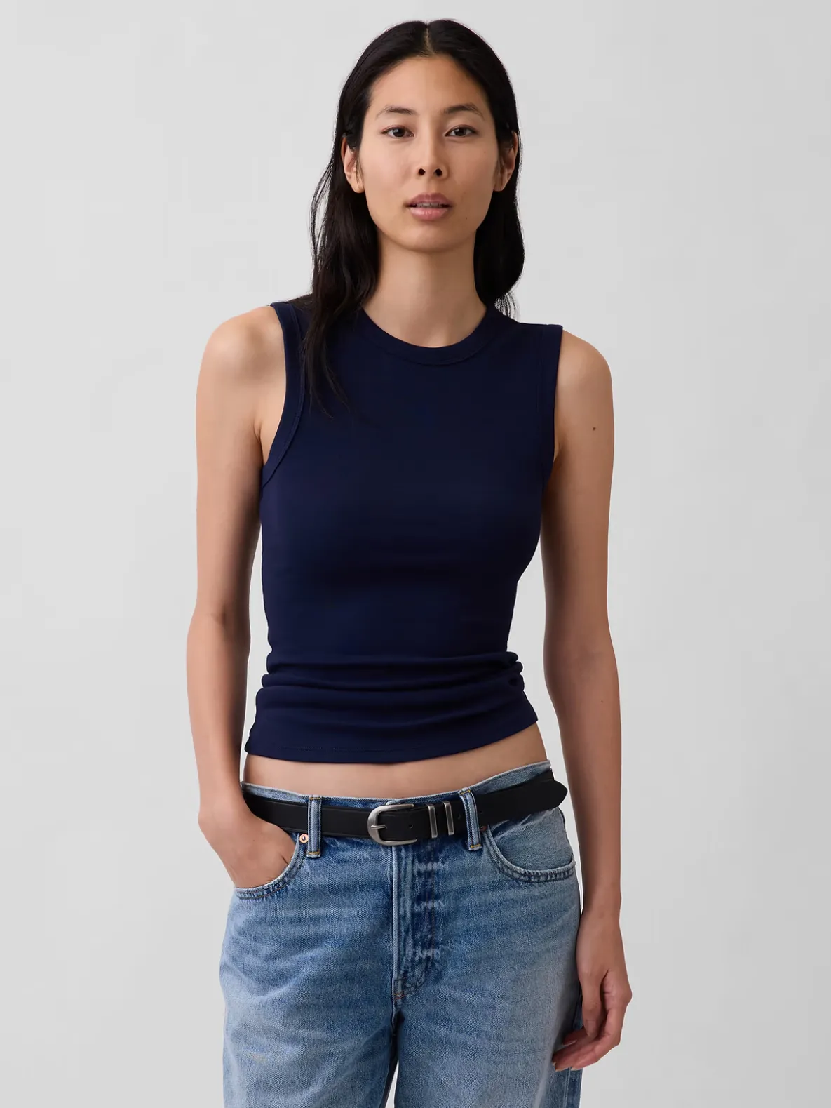 Modern Crewneck Tank Top