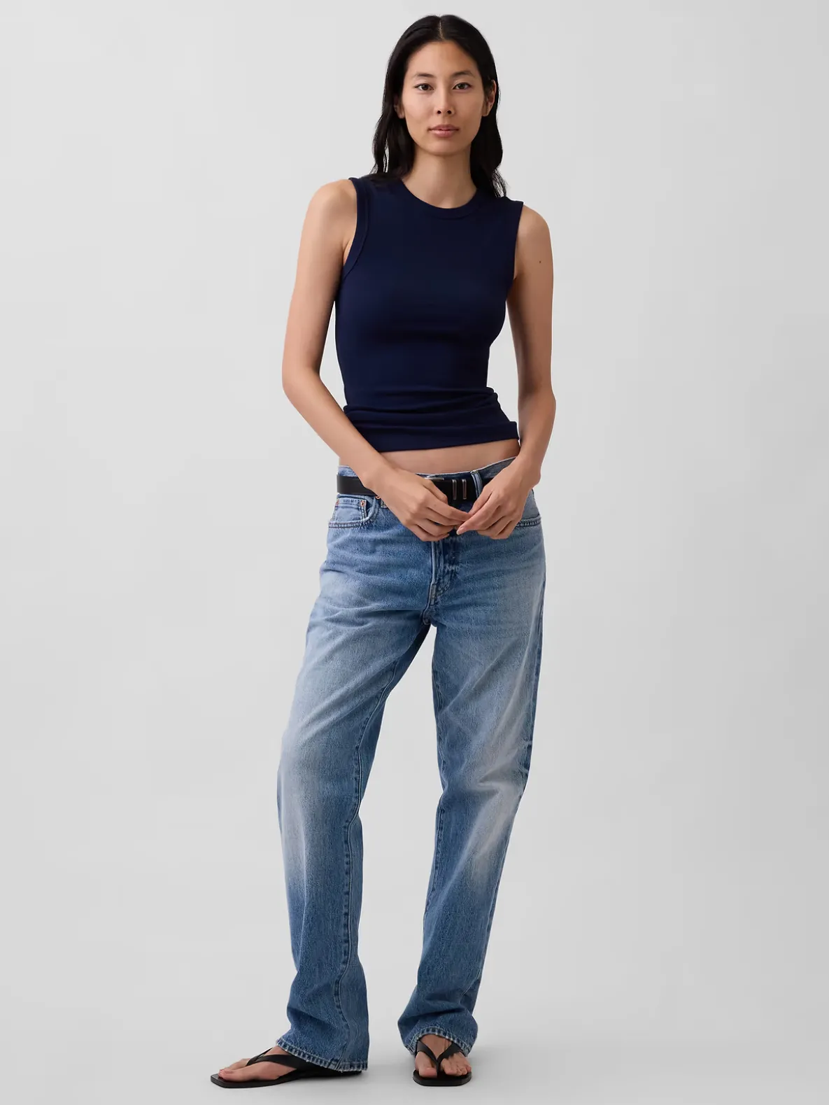 Modern Crewneck Tank Top
