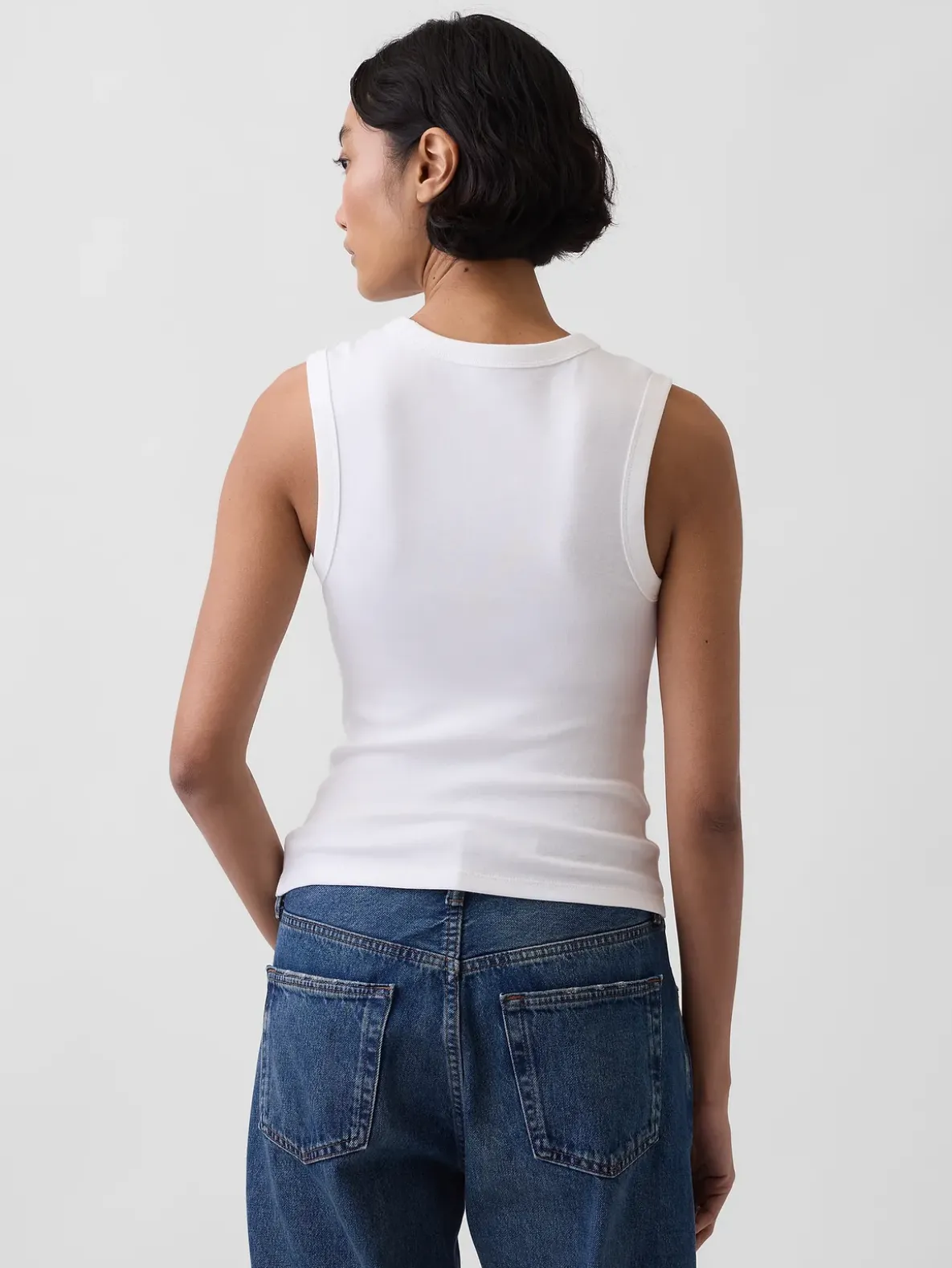 Modern Crewneck Tank Top
