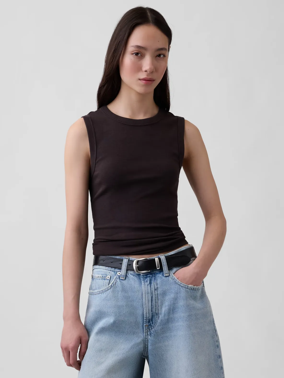 Modern Crewneck Tank Top