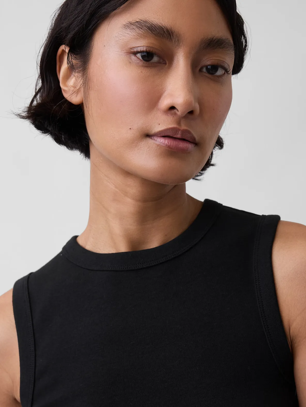 Modern Crewneck Tank Top