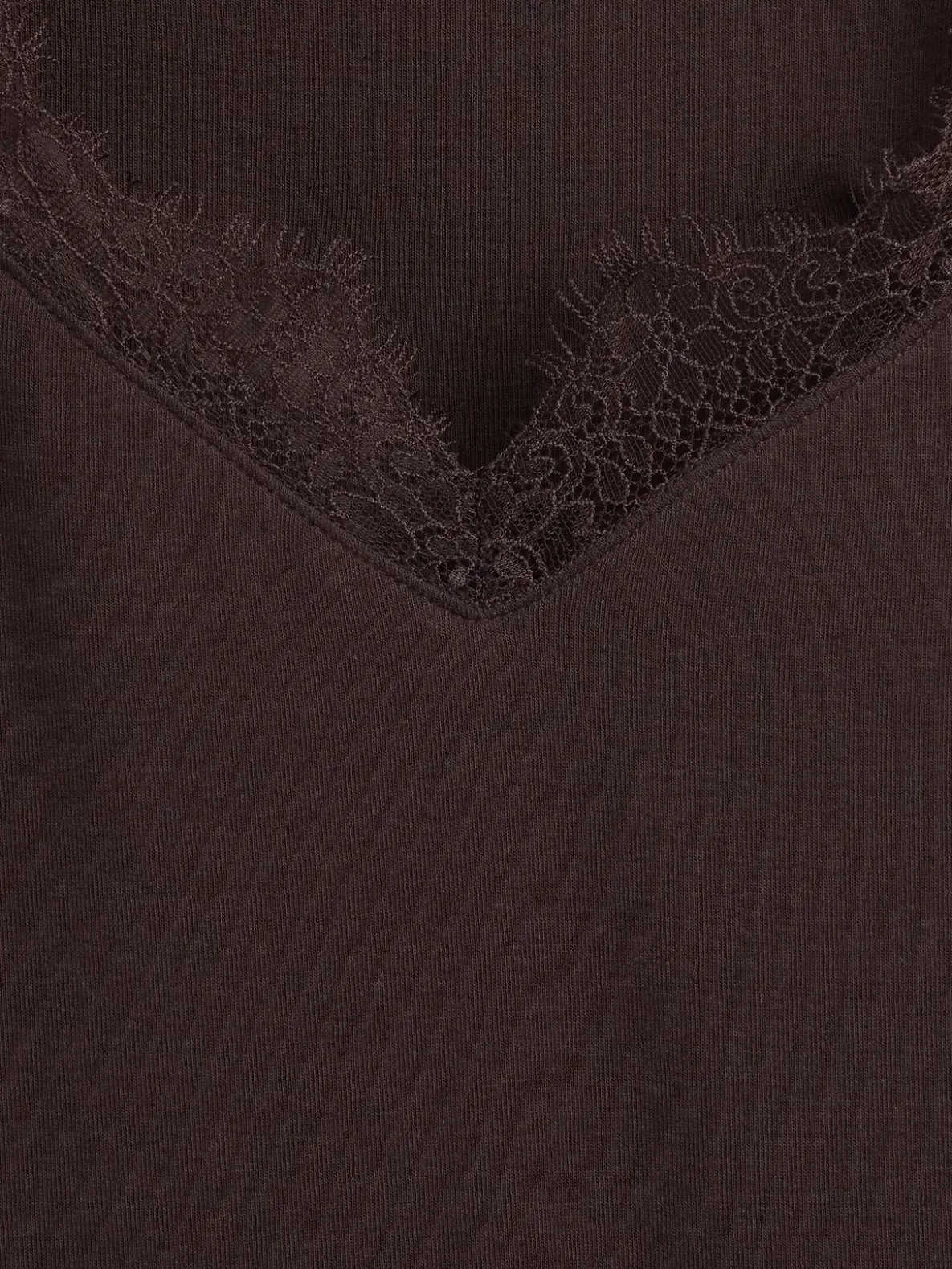 Modern Lace-Trim Crop Top