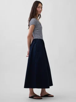 Modern Mixed Media Maxi Dress