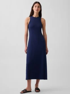 Modern Rib Shelf-Bra Maxi Dress