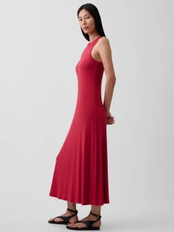 Modern Rib Shelf-Bra Maxi Dress
