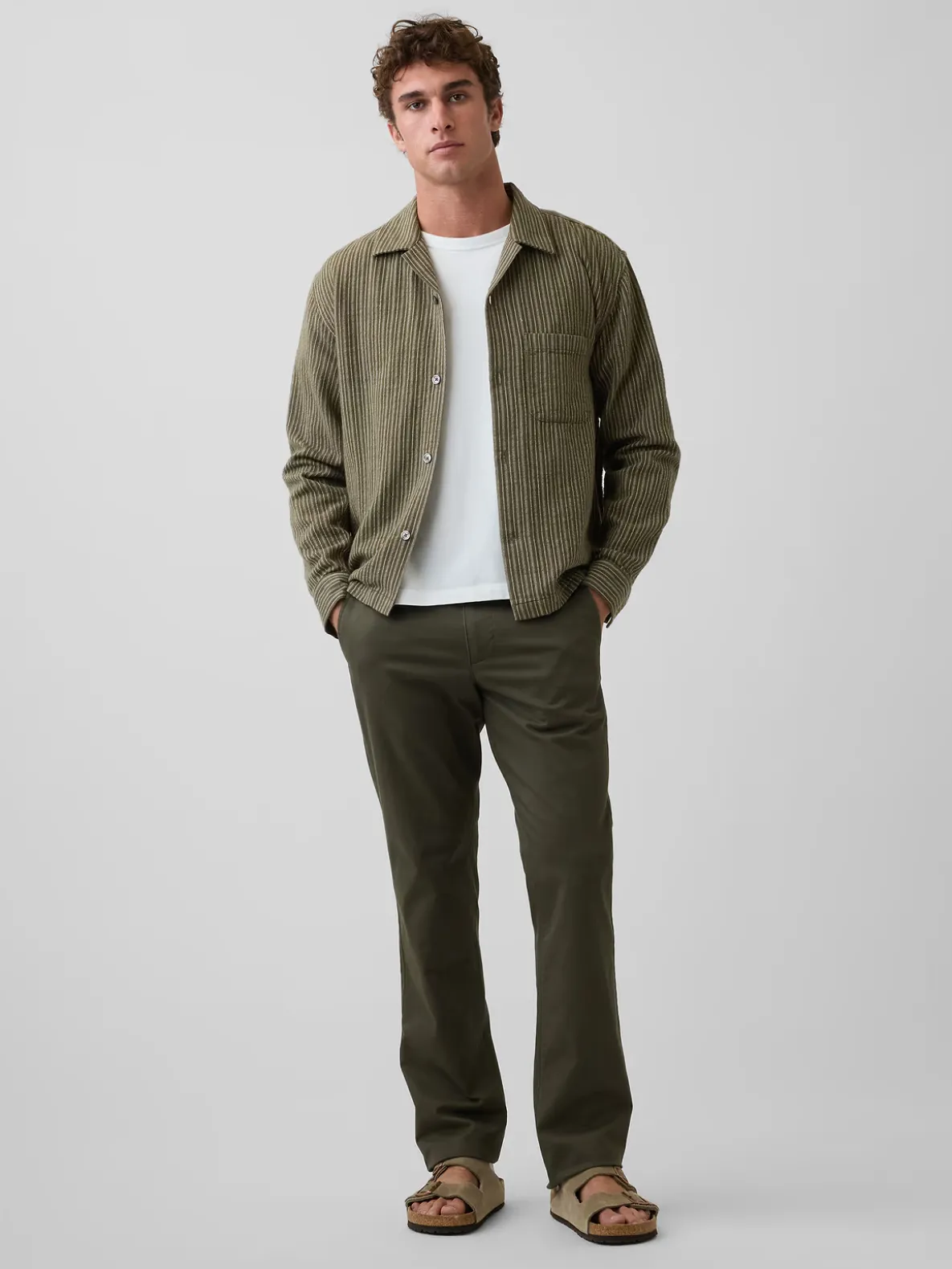 Modern Straight Khakis