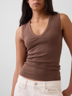 Modern V-Neck Tank Top