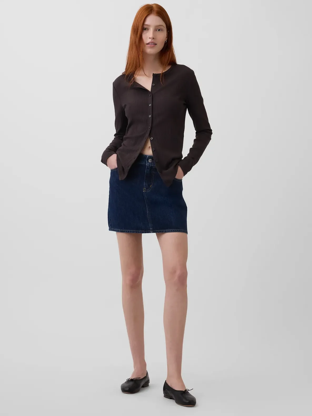 Modern Wide Rib Cardigan